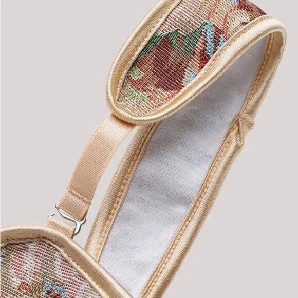 Corset Style Floral Tie Back Top - Picture 3 of 5